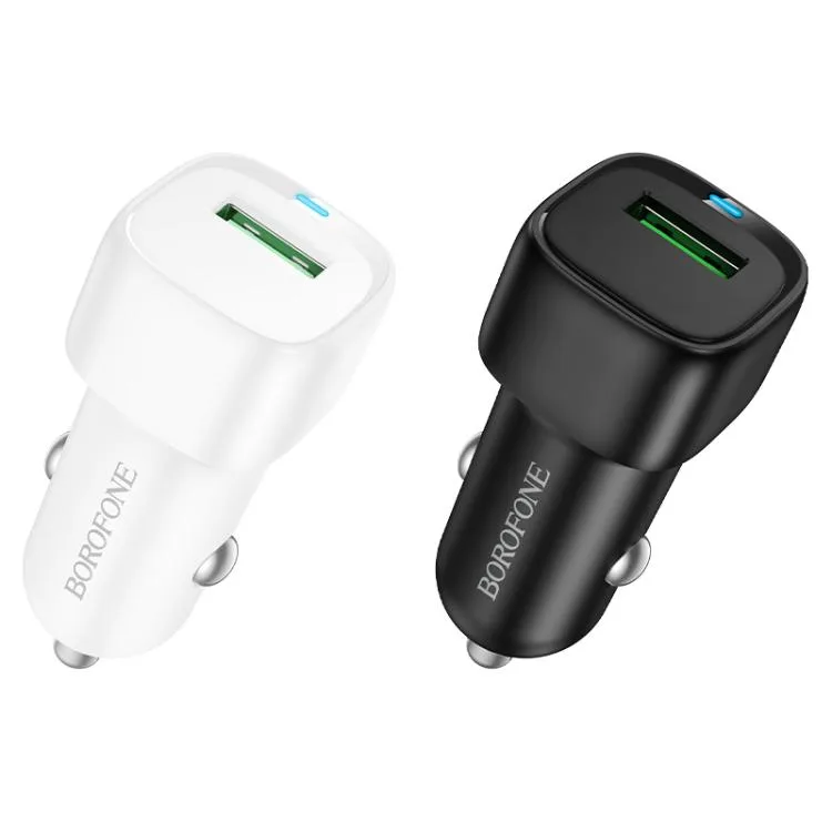Borofone BZ34 Cloud single port QC3.0 car charger white