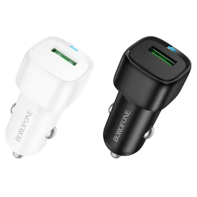 Borofone BZ34 Cloud single port QC3.0 car charger white