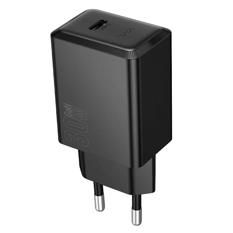 Hoco N70 Nuevo single port PD30W charger(EU) black