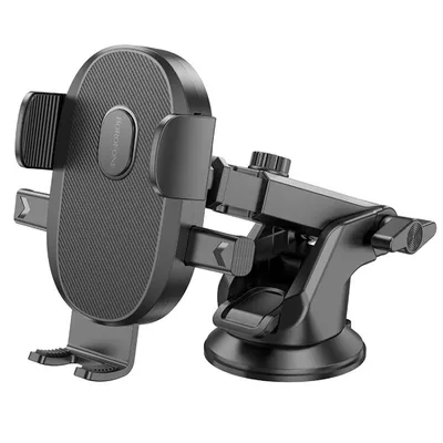 Borofone BH93 Grand one-button car holder(center console) black