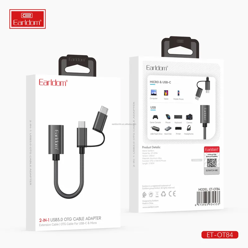 Earldom OTG 60W Usb-C To USb-C OT111