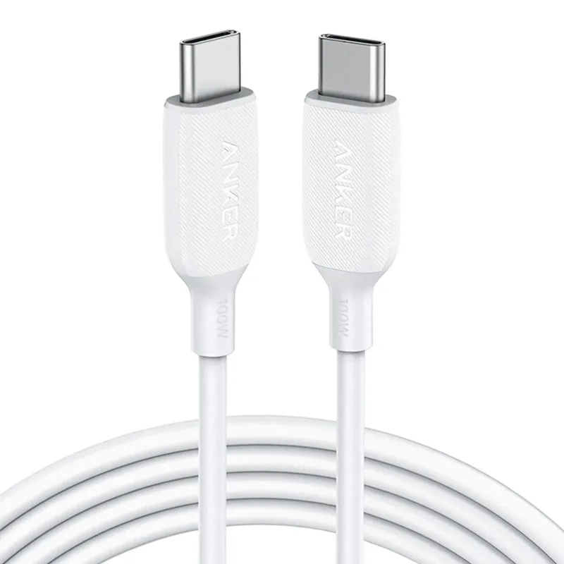 Anker 543 100w USB-C to USB-C Cable 6ft White