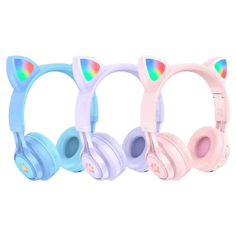 Hoco W39 Cat ear kids BT headphones
