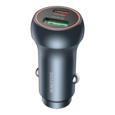 Borofone BZ32B Fresh 48W dual port PD30W+QC3.0 car charger