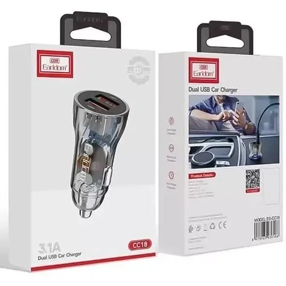 Earldom Dual usb Car Charger CC18