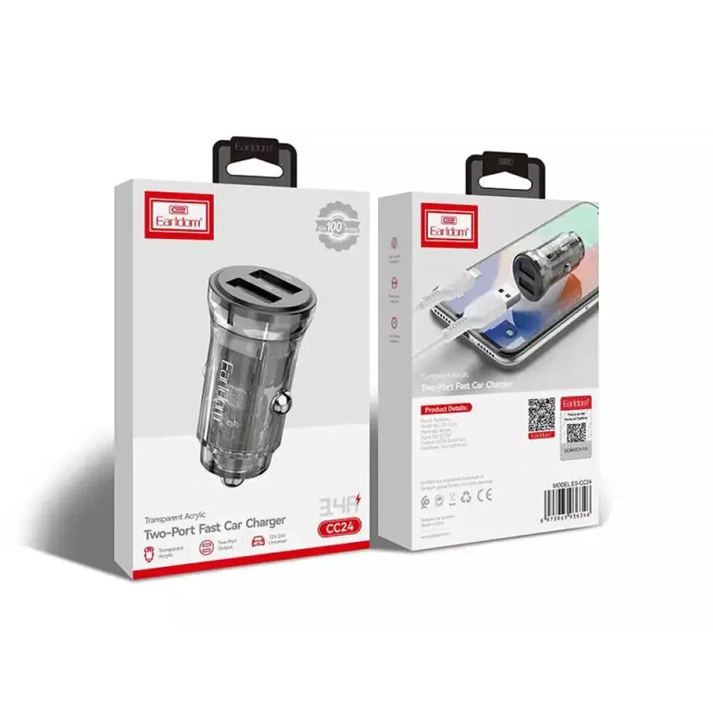 Earldom Two port Fast Car Charger CC24