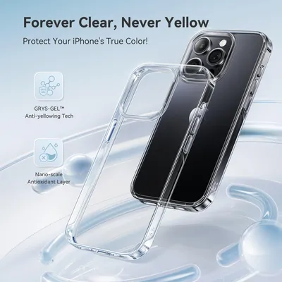 iP 15 Pro Crystal Clear Case With IC