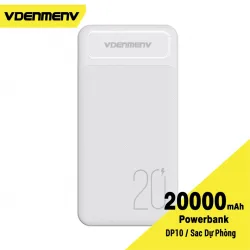 Vdenmenv Power Bank DP10 White 20000Mah