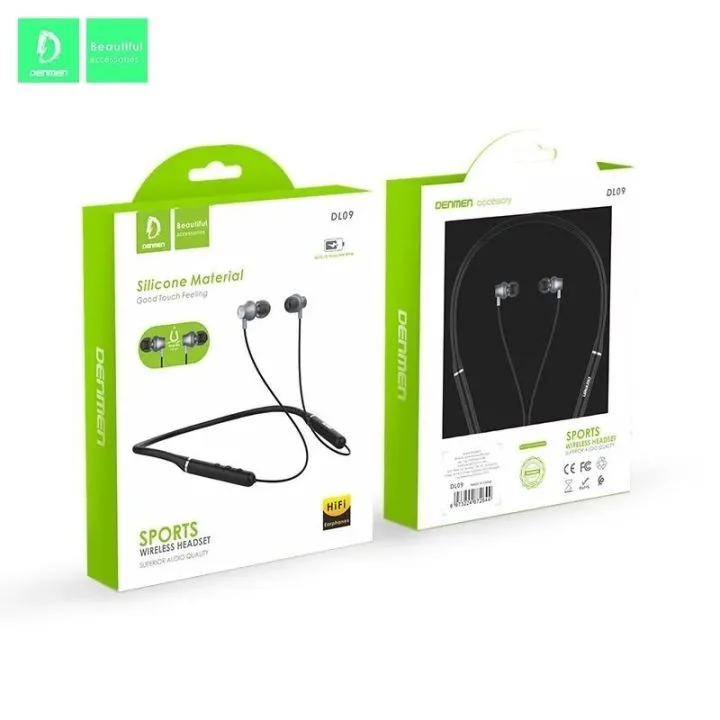 VdenmenV Silicone MAetrial Sports Wireless Headset DL09