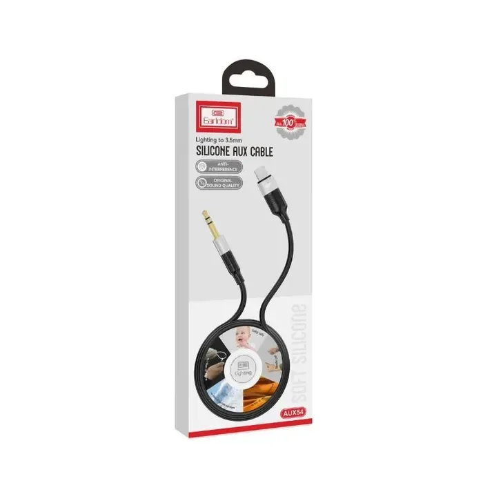 Earldom Lighting TO 3.5MM Silicone Aux Cable AUX54