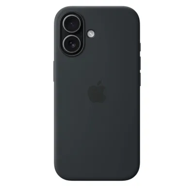 სილიკონის ქეისი შავი iPhone 17 Air-ისთვის