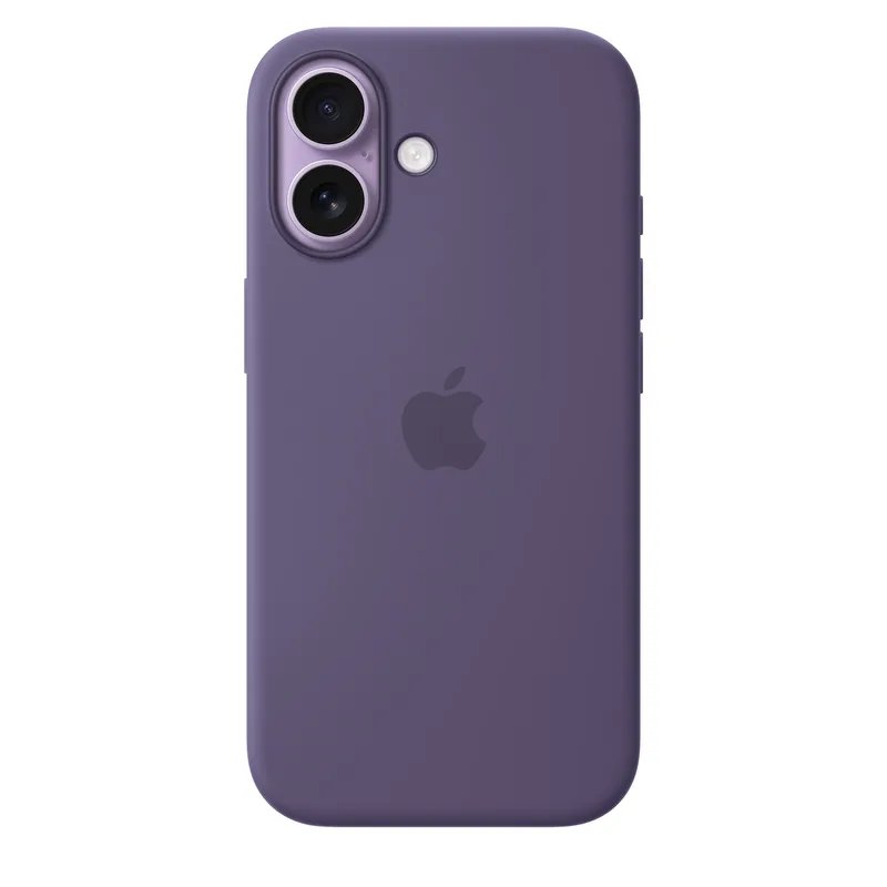 სილიკონის ქეისი Purple Fog iPhone 17-ისთვის