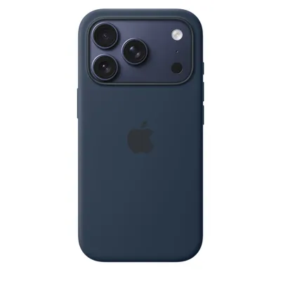 სილიკონის ქეისი iPhone 17-ისთვის, Midnight