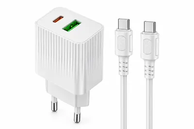Borofone BAS76A Source PD30W+QC3.0 charger(EU) white