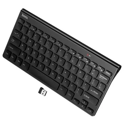 Hoco GM70 Dragon 2.4G wireless mini keyboard(english version) black