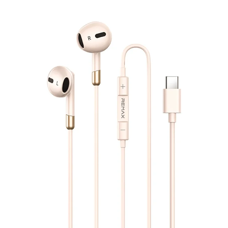 REMAX RM-05a Type-C Half-In-Ear Metal Wired Earphones