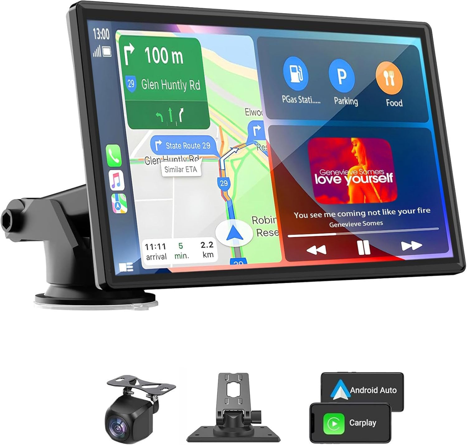7-inch Car Video Recorder with Carplay/Android Auto