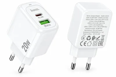 Hoco CS54A Surplus PD20W+QC3.0 charger(EU)