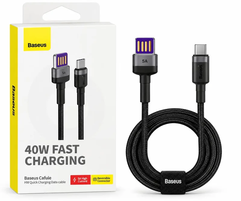 Baseus Cafule HW Quick Charging Data Cable 40W – 5A