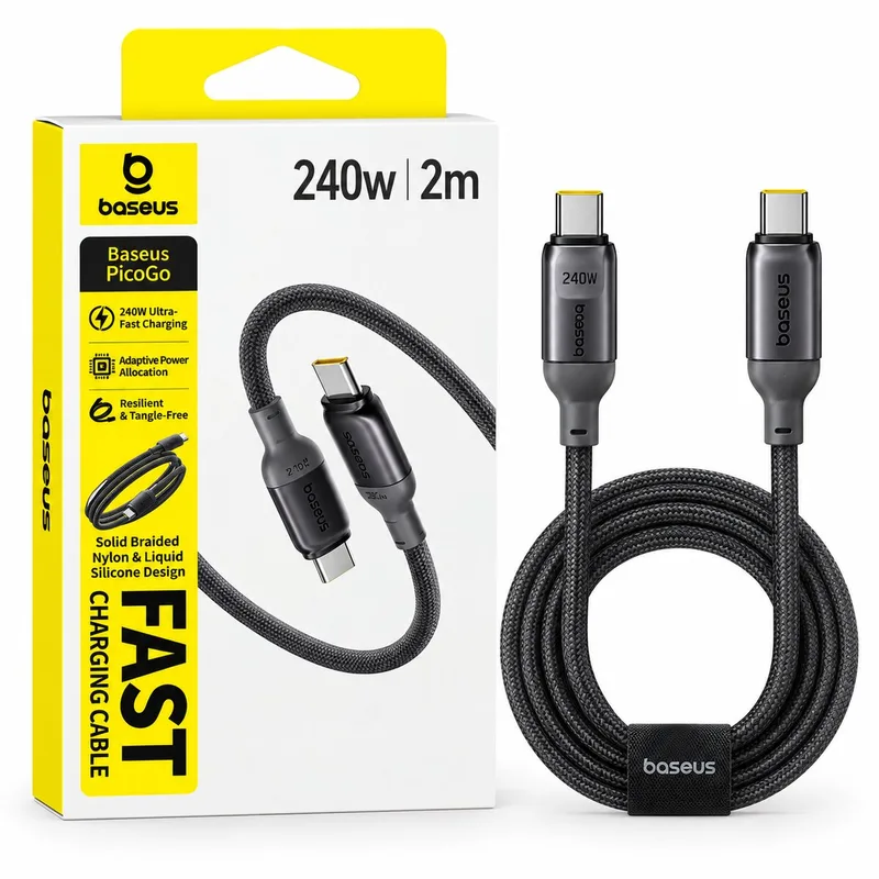 Baseus PicoGo Fast Charging Cable USB-C to USB-C 240W – 2m