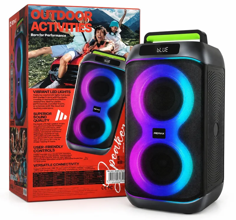 REMAX RB-MB11 Party Speaker — პორტატული კარაოკე დინამიკი