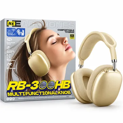 Remax Headphones RB-300HB GOLDEN