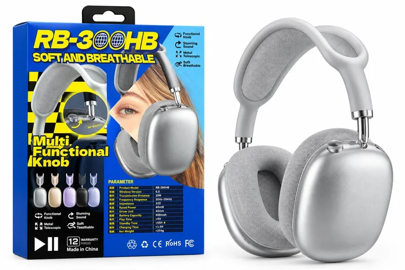Remax Headphones RB-300HB SILVER