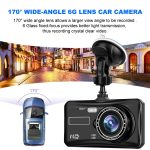 მანქანის ვიდეოკამერა Dual Lens Vehicle Blackbox DVR - Image 5