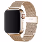 Apple Watch Band Metal BD-21 შავი-ოქრო - Image 2