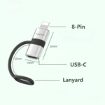 Earldom Adapter USB-C To 8 Pin OT90L - Image 2