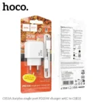Hoco CS53A Surplus single port PD25W charger set(C to C)(EU) - Image 2