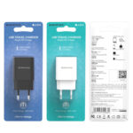Borofone BA20A Sharp single port charger(EU) Black - Image 2