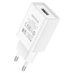 Borofone BA68A Glacier single port charger(EU)  თეთრი - Image 2