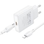 Borofone BN23 Wish single port PD20W charger set(C to iP)(EU) - Image 2