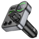 Hoco E86 Alegria 48W dual port PD30W+QC3.0 car BT FM transmitter - Image 2