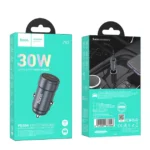 Hoco Z57 Glorious single-port PD30W car charger metal gray