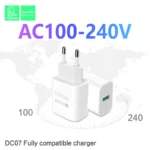 Vdenmenv Adapter QC 3.0 18W DC07 - Image 2