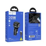 Hoco Z58 Rank single port PD30W car charger set(C to iP)