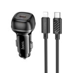 Hoco Z58 Rank single port PD30W car charger set(C to iP) - Image 2