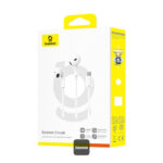 OS-Baseus Encok CZ19 Wired Earphones Moon White - Image 2