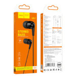 Hoco M97 Enjoy universal earphones with mic შავი