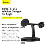Baseus Wireless Magnetic Charging Bracket Swan 3-in-1 WXTE000101 - Image 2