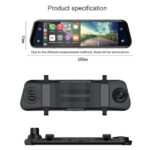 ვიდეო რეგისტრატორი 9.66inch IPS HD#-Channel Wifi + Stream Mirro