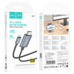 Hoco UA27 HD on-screen cable iP to HDTV metal gray - Image 2