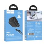 Hoco N64 Ingenious single port PD20W charger set(C to iP)(EU) - Image 2
