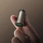 Hoco Z62 Energy single-port QC3.0 car charger set(Type-C) gold - Image 2