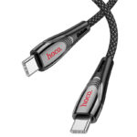 Hoco U133 Monte 60W charging data cable Type-C to Type-C Gray